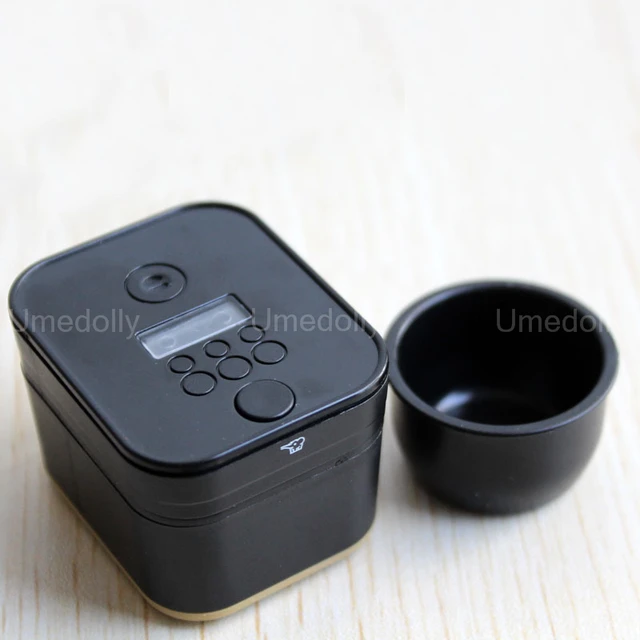 1:12 Scale Dollhouse Miniature Rice Cooker Mini Chopstick for Barbies Doll Pretend Play Kitchen Cooking Utensils Accessories Toy 2