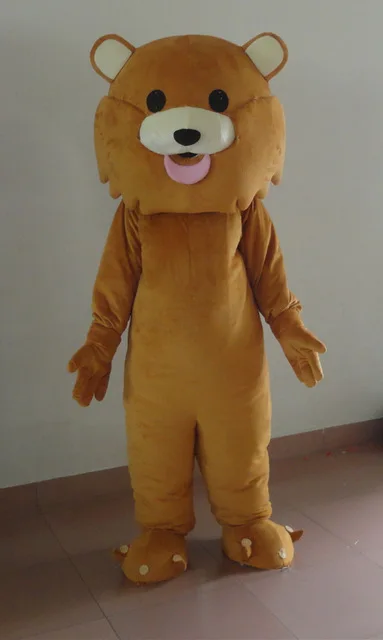 

Fashion new big face bear Mascot Costume Adult Birthday Party Fancy Dress Halloween Cosplay Game Dress Outfits Clothing Xmas
