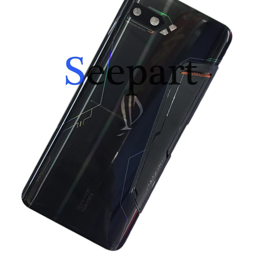 Чехол для Asus ROG phone2 ZS660KL, задняя крышка, стекло, задняя дверь, чехол для ASUS ZS660KL I001DA I001DE, задняя батарея