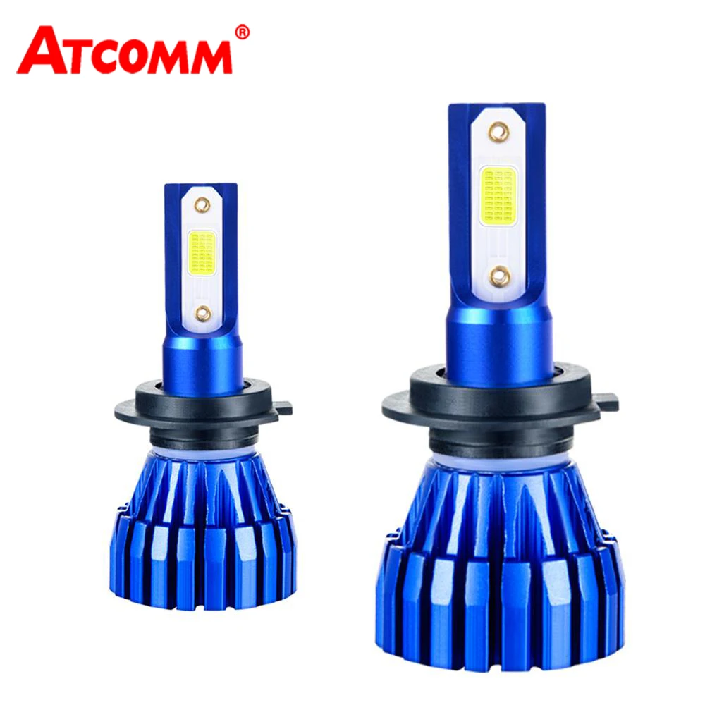 ATcomm H4 светодиодный автомобилей головной светильник H7 H8 H11 H9 HB3/9005 HB4/9006 H1 H3 9012 HIR2 50