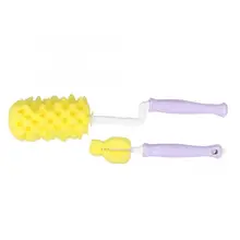 2 шт./компл. детские бутылки из-под молока, щетки для чистки 360 градусов щетка губка бутылки очиститель инструментных кистей бутылка ш