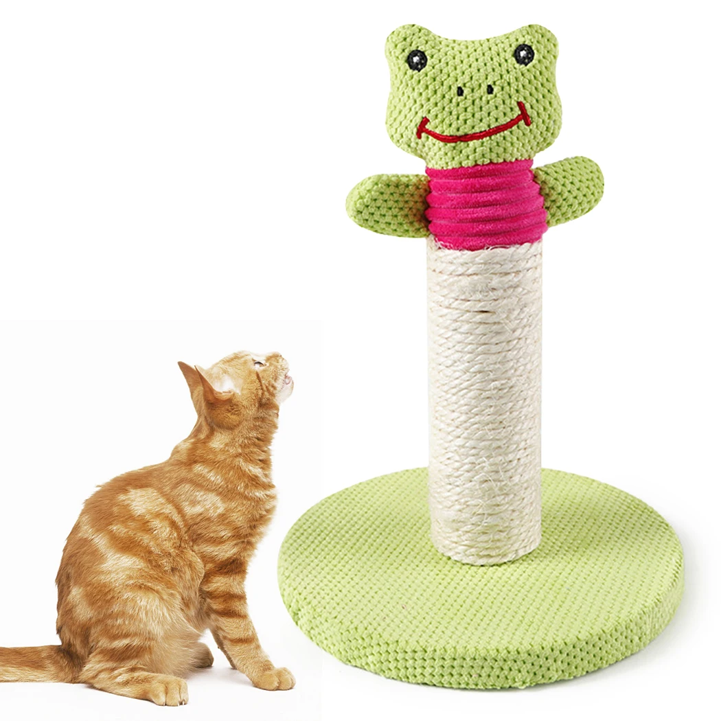 Игрушка для котов скребок тренировочные сизаль-плюш игрушки для домашних животных с пищалкой Кот Интерактивная тренировочная царапин игрушки для Одежда для домашних животных