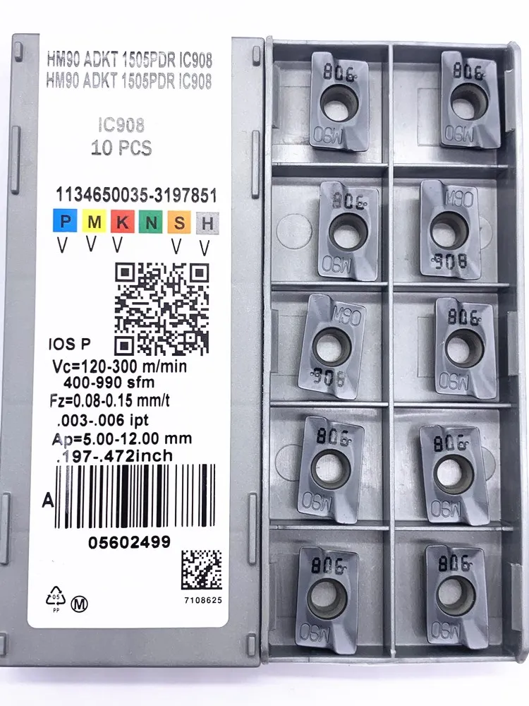 Рисунок 4 - Вставка HM90 ADKT1505 IC908 фрезерные
