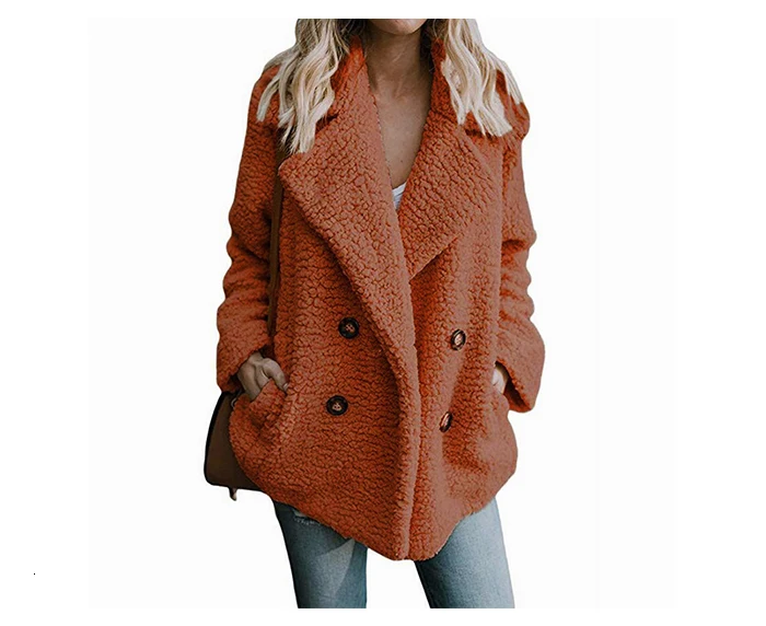 Женское осеннее зимнее плюшевое пальто свободного покроя размера плюс мягкие пушистые флисовые куртки пальто женское теплое пальто из искусственного меха Верхняя одежда 5XL