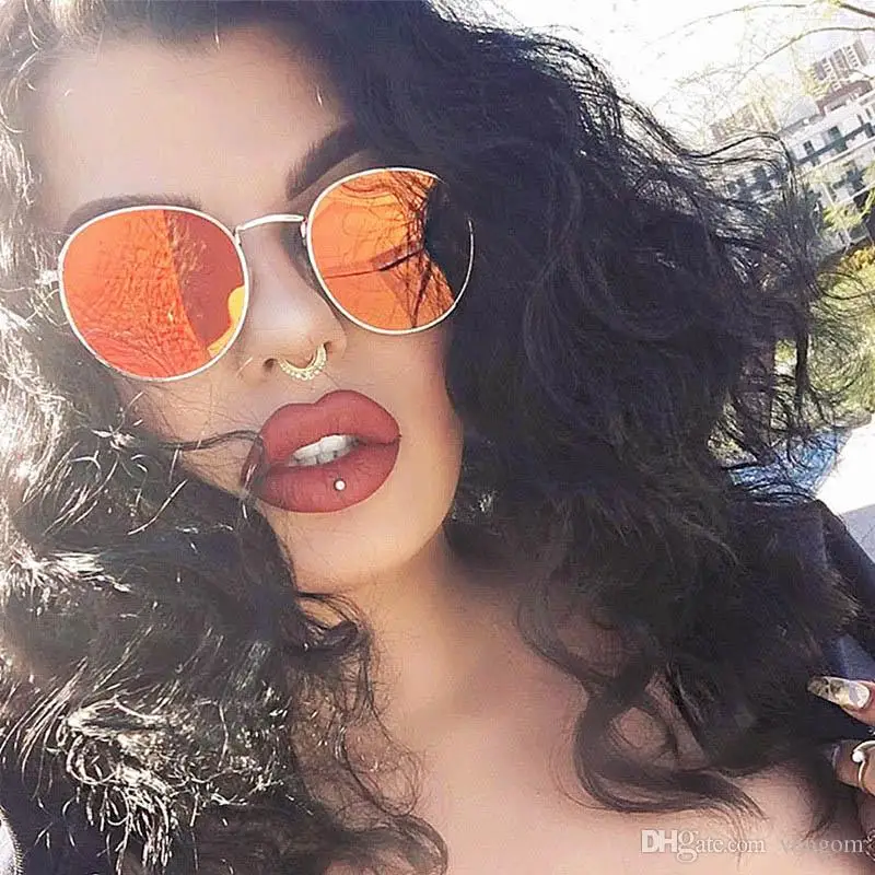 new-classic-rose-gold-round-sunglasses-women