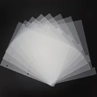 Sharkbang A4 3 Holes 8 Pages 228mmx279mm PVC Transparent Notebook Spiral Binder Index Separator Page Dividers Diary Book Sticker 2