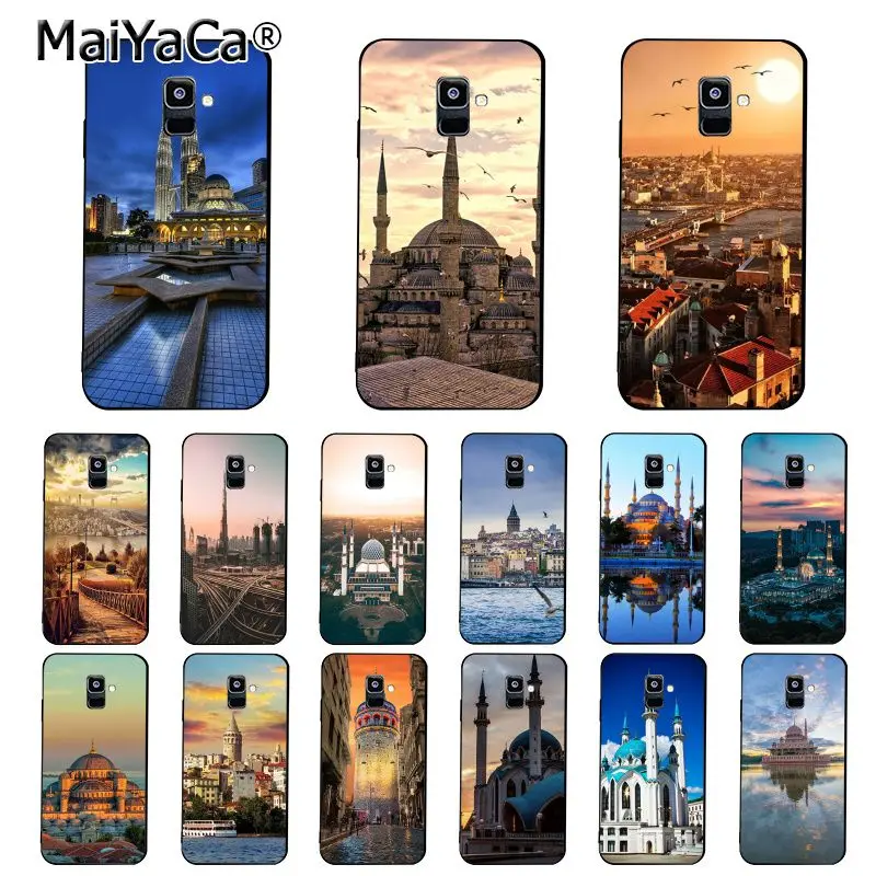 

MaiYaCa Turkey Istanbul Sceneary Building Phone Case For Samsung Galaxy A7 A8 A6 Plus A9 2018 A50 A70 A20 A30 A40