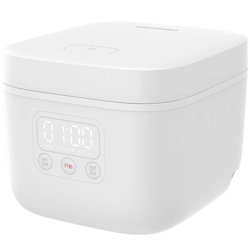 Белый Xiaomi Mijia 1.6L Мини электрическая рисоварка светодиодный дисплей интеллектуальное назначение кухня маленькая рисоварка портативная рисоварка - Цвет: Белый