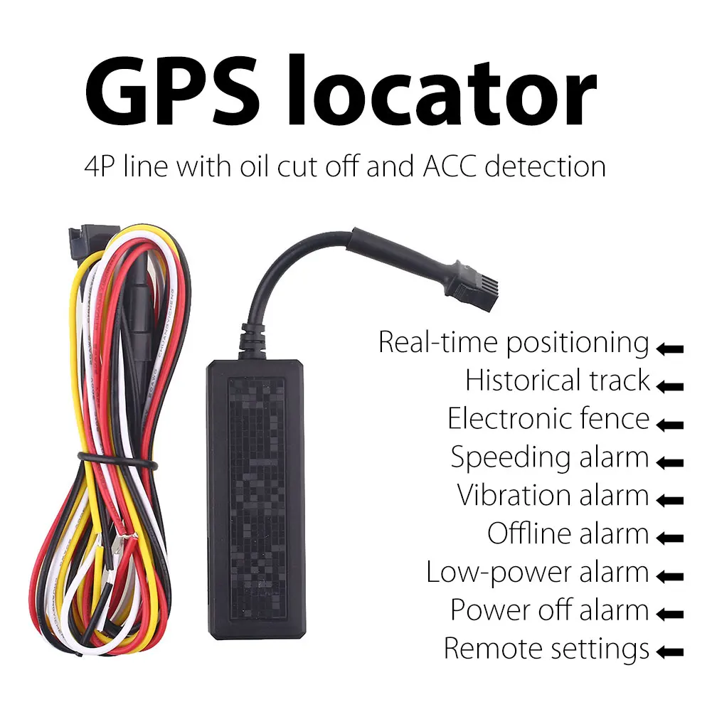  Vehemo Öl Cut Off Erkennung Auto GPS Tracker GPS Locator SOS Fahrzeug Tracking GSM/GPRS/GPS Tracker