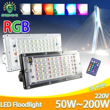 Светодиодный прожектор светильник 10 Вт, 50 Вт, ручная сборка идеальный мощность прожектора светильник светодиодный уличный фонарь 220V 240 Вт водостойкый LED ландшафтный светильник ing IP65 Светодиодный точечный светильник