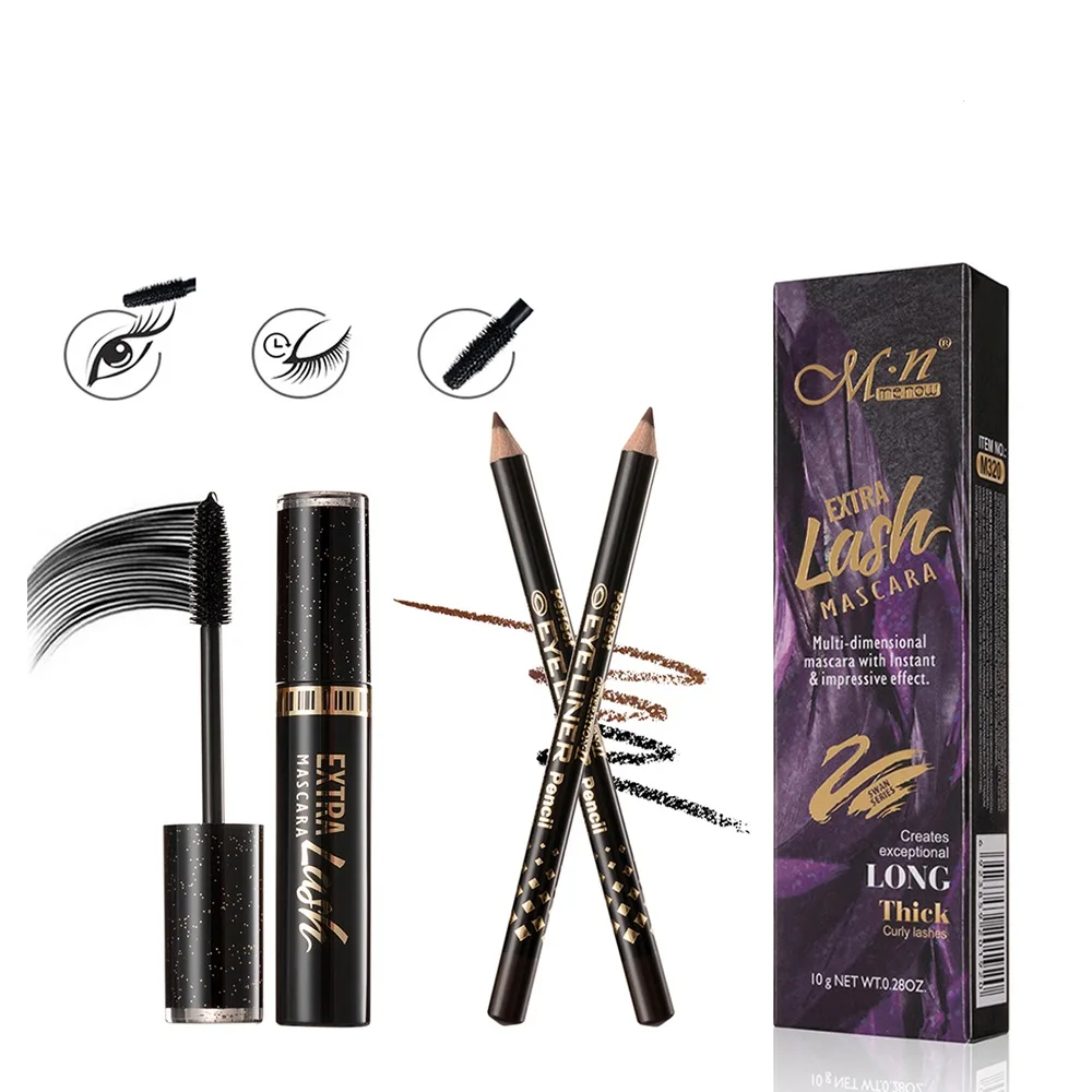 2020 New Eye Mascara 3D Waterproof Eyelash Extension Sexy Lashes Cosmetics Lengthening Natural Magic Black 2 Liner Extra Pencil |