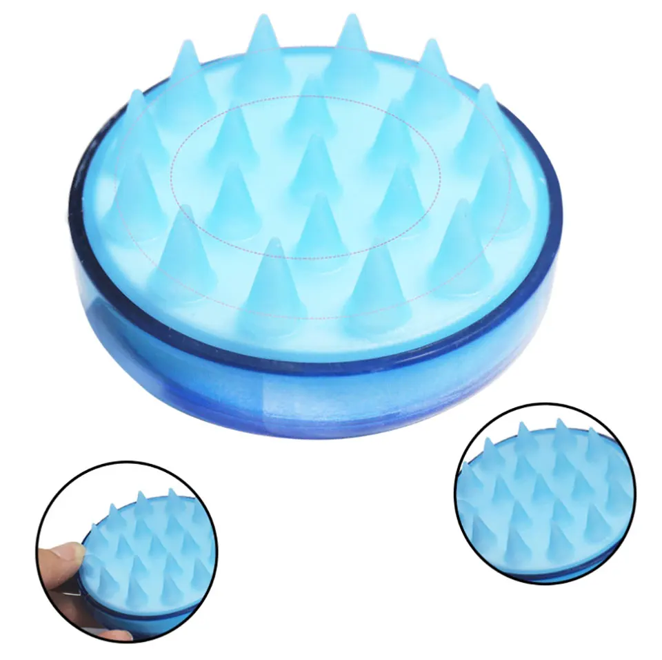 Spa Hair Brush Silicone Shampoo Bursh For Home Women Wide Tooth Comb Hair Washing Comb Scalp Massage Slimming Soft Brush Head