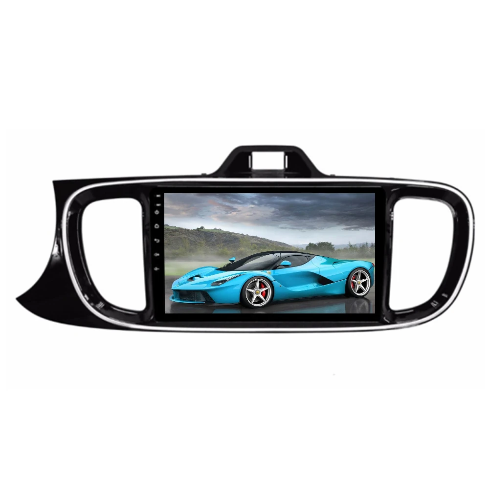 Perfect Sinosmart  Android 8.1 2Din IPS/QLED 2.5D screen car gps radio navigation player for Kia Cachet Pegas Sorento K4 1