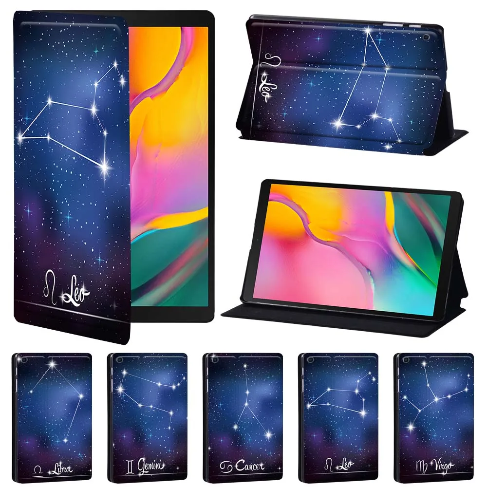 

Star Sign Leather Tablet Stand Cover Case for Samsung Galaxy Tab A 7.0"/9.7"/10.1"/10.5"/Tab E 9.6"/Tab S5e 10.5"