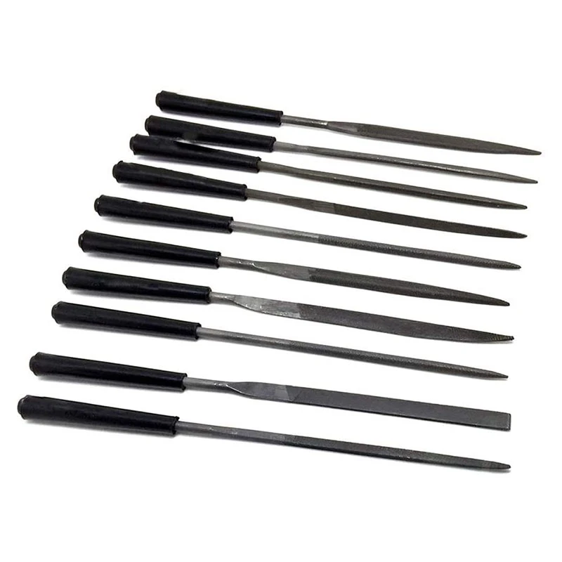 10 шт. гитарные лады/гайки файл Rasp шлифовальный нож Профессиональные ремонтные