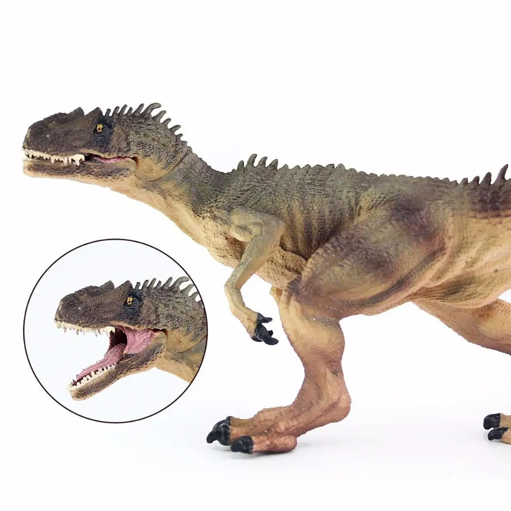 Игрушечная модель динозавра 10 дюймов дети динозавры Allosaurus фигурка Юрского периода достаринная игрушка животных