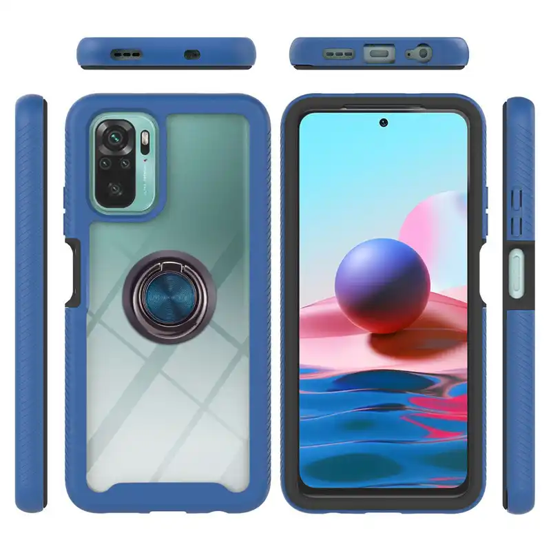 Zeallion For Xiaomi Redmi Note 9s Note 9 Pro 9t K30s Note 10 Pro Full Protection Rubber Tpu Protection Phone Cover Ring Holder Phone Case Covers Aliexpress