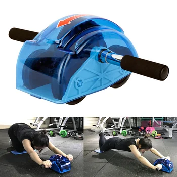 

Abdominal Wheel Training Sports Wear Resistant Body Building Ergonomic Four-wheeled Ab Roller Workout Home Gym Fitness Exercise