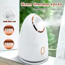 Deep Clean отпариватель для лица нано ионный парогенератор для лица домашний аппарат для паровой бани лица сауна для спа, увлажняющий очищающий поры черных точек акне