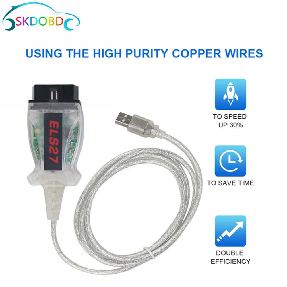 Per Ford/Mazda/Lincoln/Mercury Els27 Forscan Green Pcb V2.3.8 Obd2 Scanner Muslim+ Ftdi Mircochip Multilingue