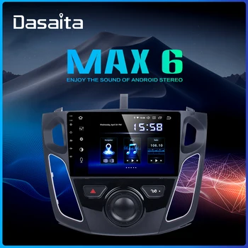 

Dasaita 9" IPS Touch Screen 1 din Car Radio Android 9.0 for Ford Focus 2012 2013 2014 2015 GPS Navigation HDMI 1024*600 64GB ROM