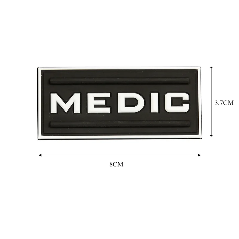 Пластырь из ПВХ для медиков, военный боевой патч, тактическая Боевая эмблема EMT, крестовая ткань для аппликации, вышитые значки
