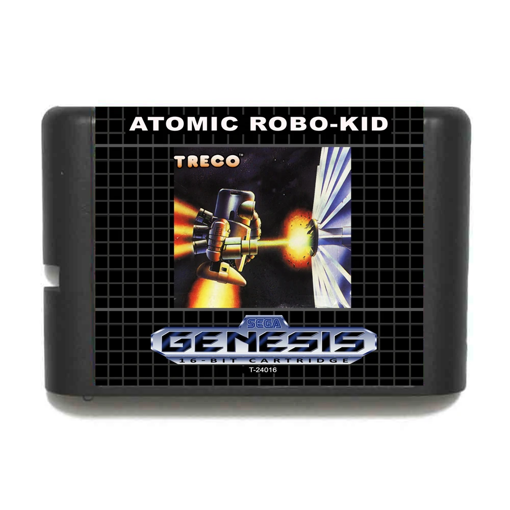 Игровая карта Atomic Robo-Kid 16 bit MD для Sega Mega Drive Genesis | Электроника