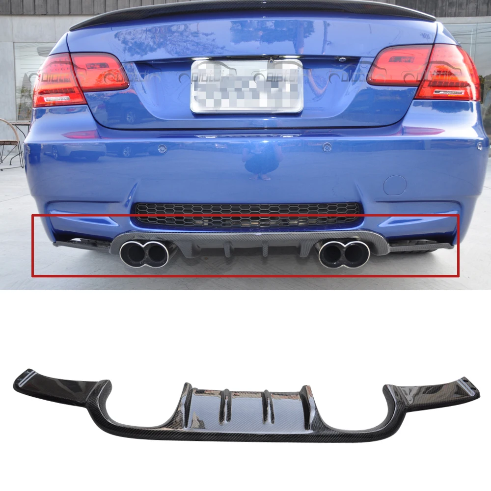 Диффузор заднего бампера из углеродного волокна для BMW 3 серии E92 M3 Coupe только 2007 2012