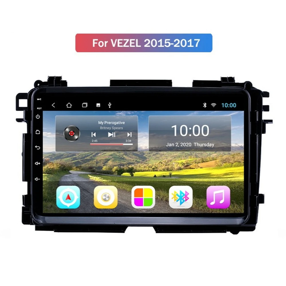 4G+32G Android 10.0 Car GPS Navigation for Honda Vezel/HR-V 2014-2017 multimedia player With Wifi 4G AHD DSP | Автомобили и