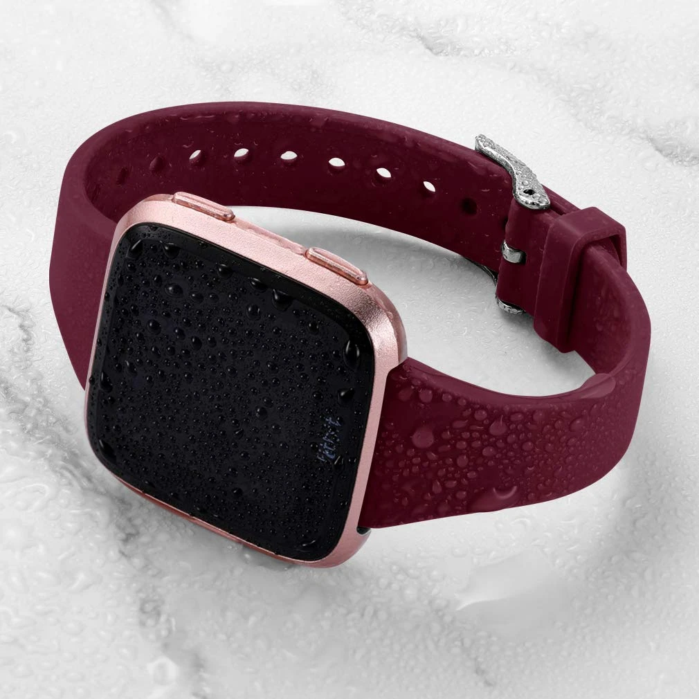 Цветной сменный ремешок для Fitbit Versa/Versa Lite тонкий узкий часов Versa браслет женщин и