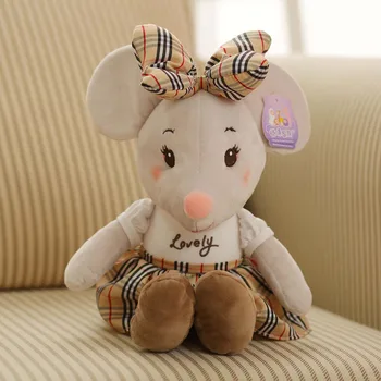 

Hot New Cute Mouse Plush Toy Stuffed Soft Animal Mouse Rat Doll Pillow Kawaii Birthday Gift for Children Lovely Kids Baby Toy