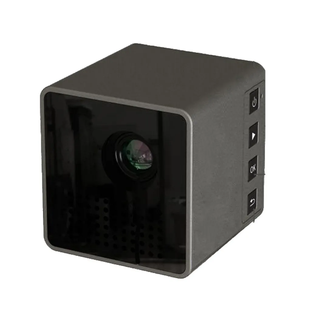 20 Мини WiFi 40 люмен 1080p медиа проектор Встроенный динамик батарея Видео Мультимедиа домашний бизнес P1S WiFi проектор обновление