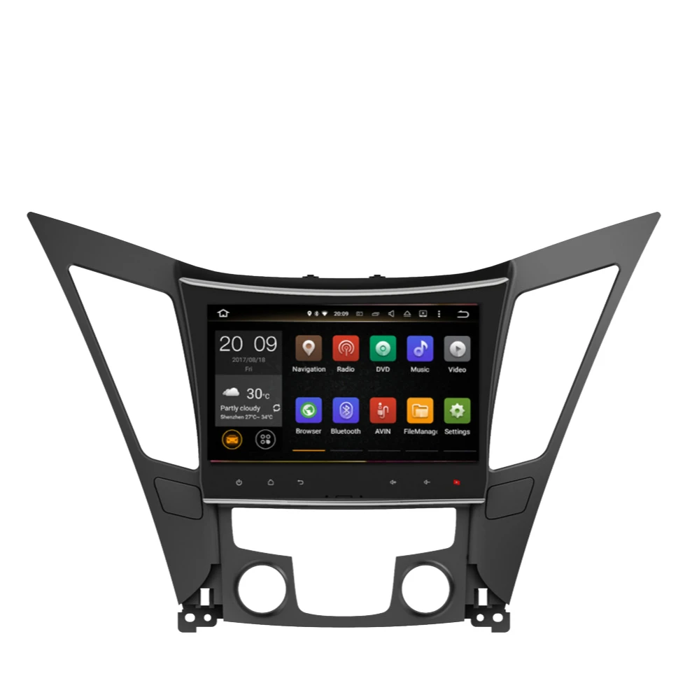 9 &quotАвтомобильный GPS-навигатор для Hyundai Sonata/i40/i45/i50 2011-2014 автомагнитола стерео с