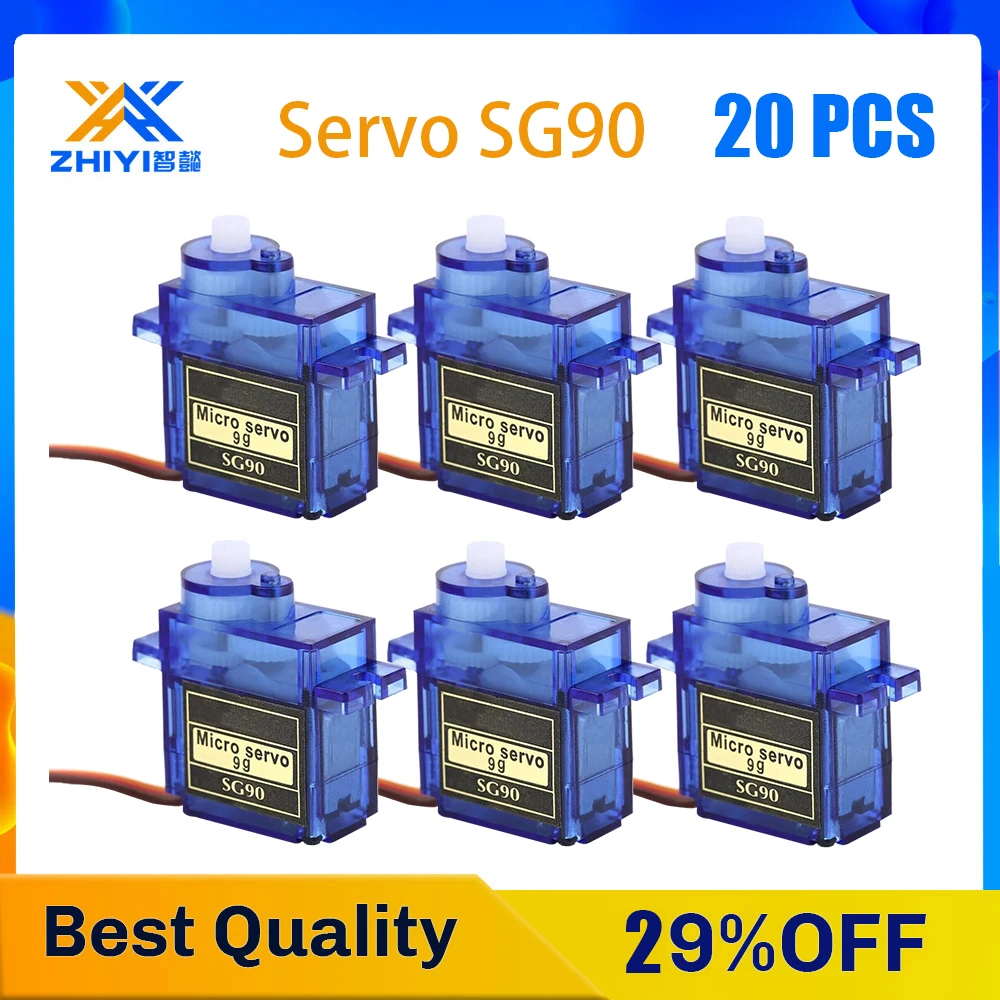 3 /5/10/20 Pcs Sg90 9g Micro Mini Servos Horns Sg90 Servo For Rc 250