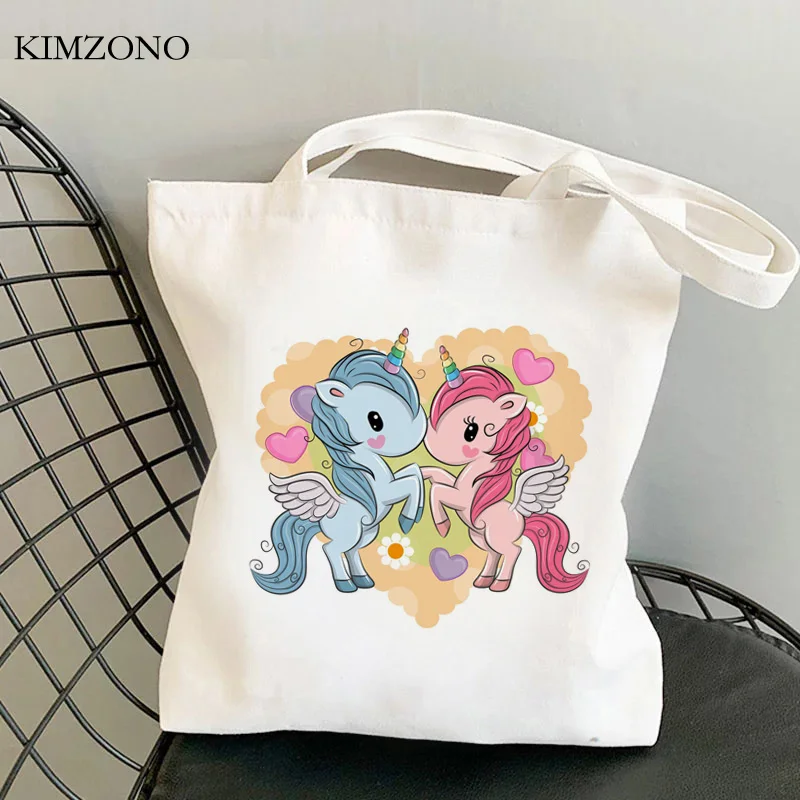 Единорог хозяйственная Сумка bolso bolsas de тела джутовый мешок с ручками Сумочка для