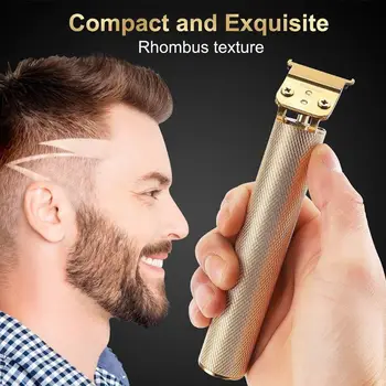

Professional Hair Clippers Men T-Blade Beard Trimmer Barber Grooming Kit Rechargeable Cordless Haircut Machine