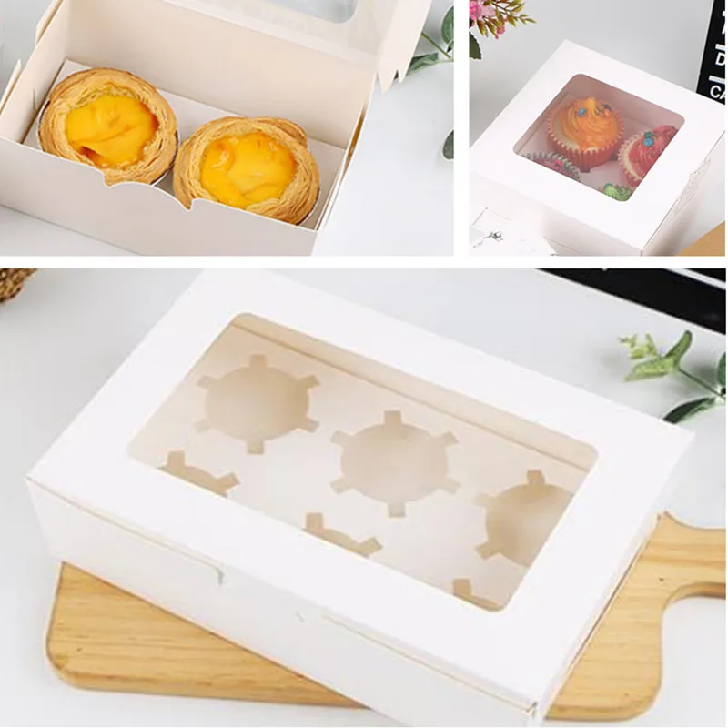 Cajas de Regalo Dots 15 Piezas de Cajas de Papel para Pasteles para Galletas Juego de contenedores Cupcakes Pasteles