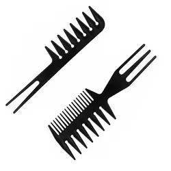 Enhanced Anti-Static Hairdressing Comb Set for Versatile Styling and Detangling (A set of 2)