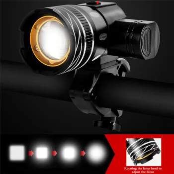 

High-quality Professional T6 LED Adjustable Tail Light Bicycle Light Bicycle Front Headlight