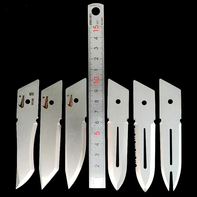 Naithawk 9cr18 Mov And M390 Steel Utility Knife Blade Compatable With Ckb2 Knife Handle Knife