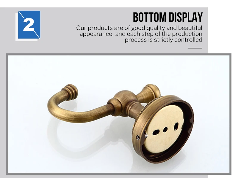 MADICA 6.2*11.8*10.8cm 1pc Robe Hooks For Shower Room Bedroom Vintage Brass Wall Hook Metal Nail Coat Hooks For Clothes Coat