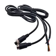 2m GX12 2 pin 3 conectores de cabo pino M12 4 pin conjunta cabo de extensão plugue macho e fêmea 5pin 6pin(China)