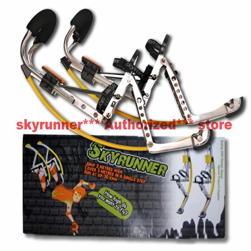 1111 [Skyrunner jump stilts] обувь кенгуру для взрослых, Мужская обувь для прыжков, для фитнеса, упражнений, подпрыгивающая обувь желтого цвета