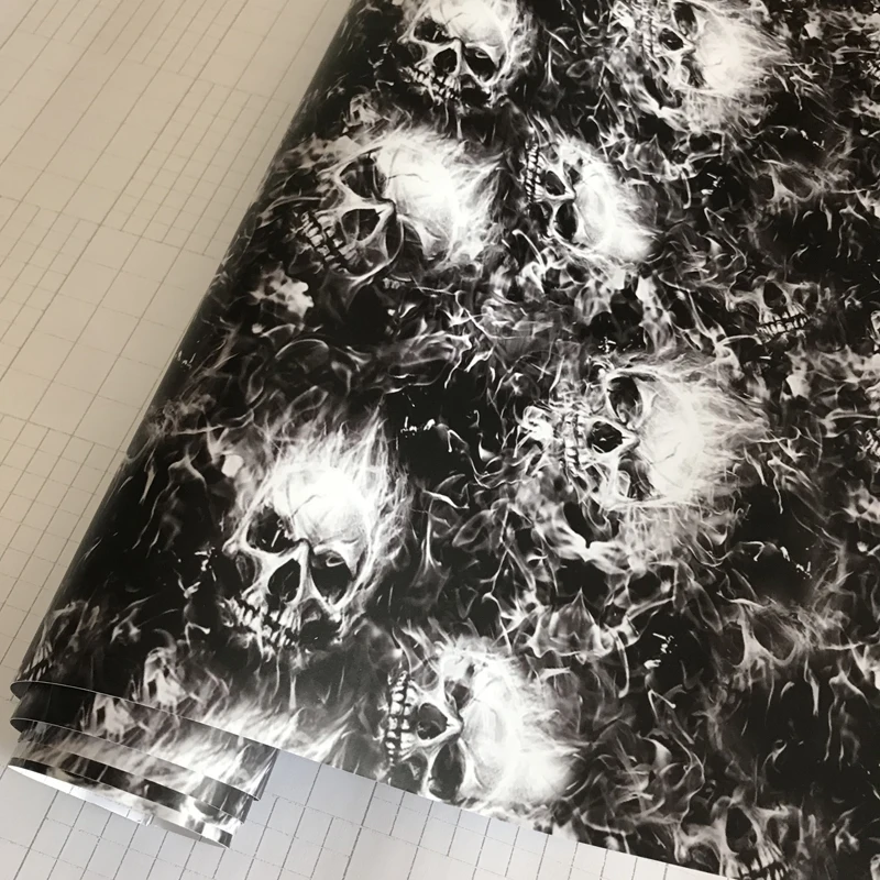 Skull Sticker Bomb Vinyl Film Wrap-4
