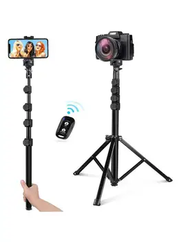 

Cell Phone Holder Clip Stand for Universal Phone Tripod With Bluetooth Remote Shutter Camera