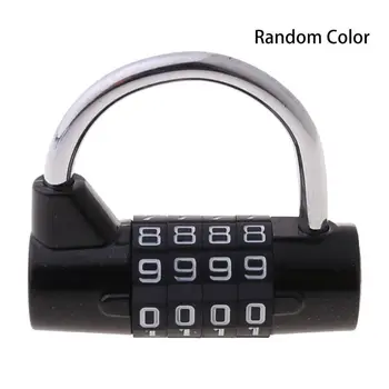 

Solid 4-Digit Combination Security Padlock Resettable Lock Alloy Waterproof Lock