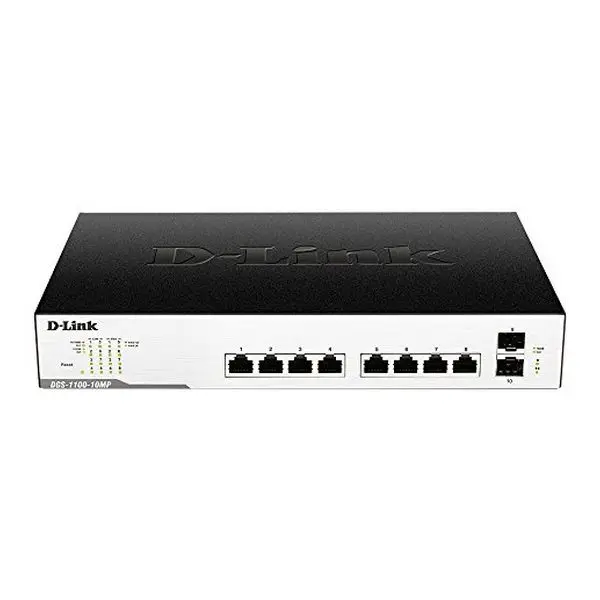 Переключатель для шкафа D Link Easy Smart DGS 1100 10MP 10 портов RJ45 20 Gbit/s|KVM-переключатели| |