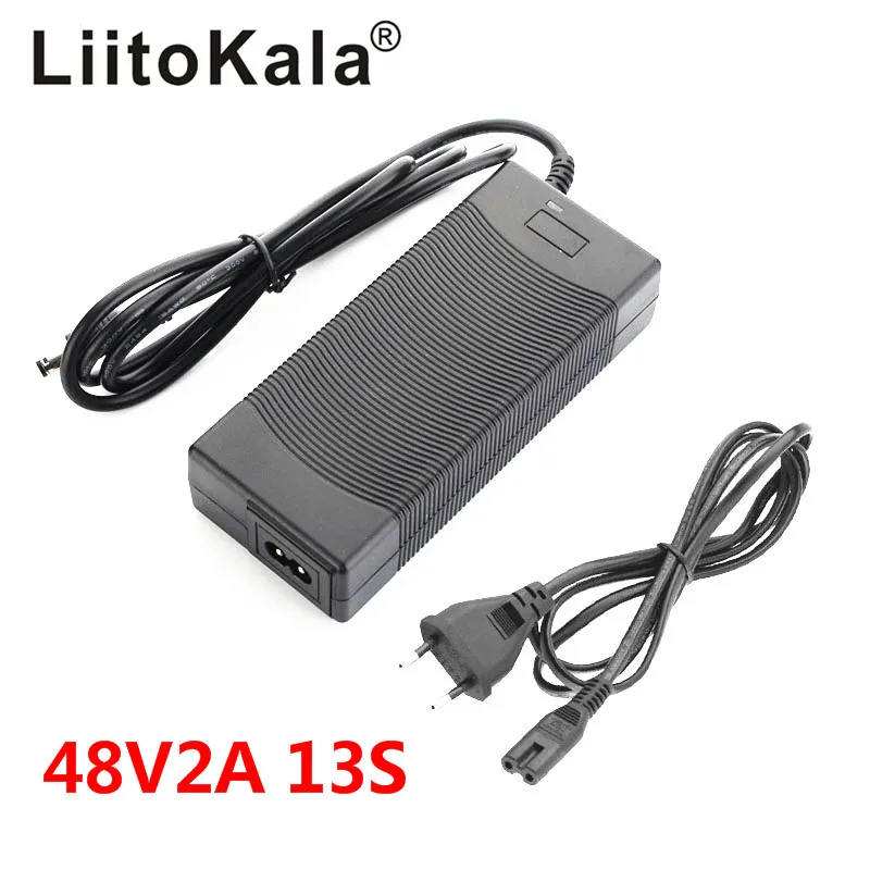 LiitoKala 48V 2A Charger 13S 18650 Battery Pack Charger 54.6v 2a