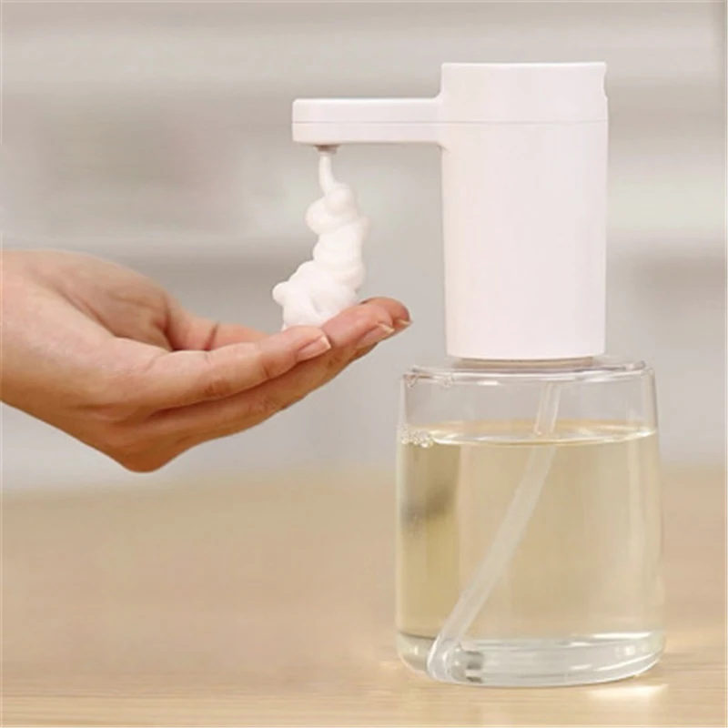 

USB Charge Automatic Sensor Foam Soap Dispenser 450/250ML Intelligent Adjustable Liquid Soap Dispenser Waterproof Colorful Light