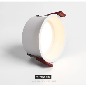 

Dimmable LED Downlight 15W 12W Anti-Glare led Ceiling Lamp AC220V 110V LED Spot Lighting Bedroom Kitchen led Recessed Downlight
